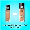 Maybelline Fit Me Matte + Poreless Liquid Oil-Free Foundation Makeup, Natural Ivory, 1 Count (Packaging May Vary)